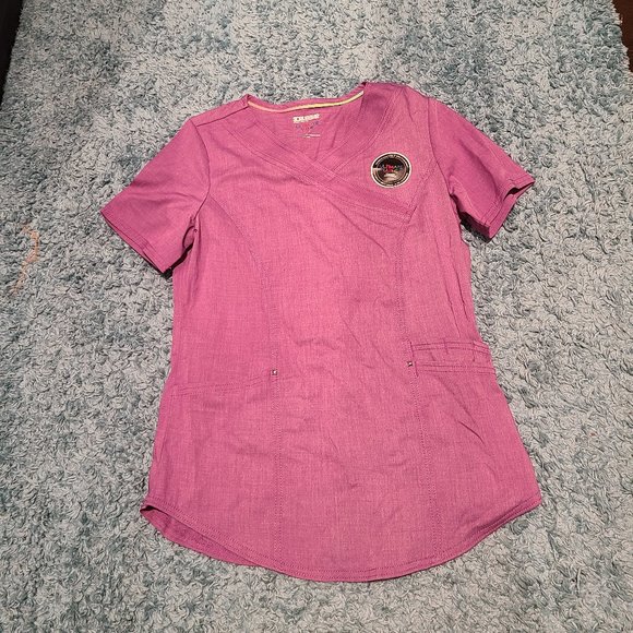 Scrubstar Ultimate Mock Wrap Top - Picture 1 of 6